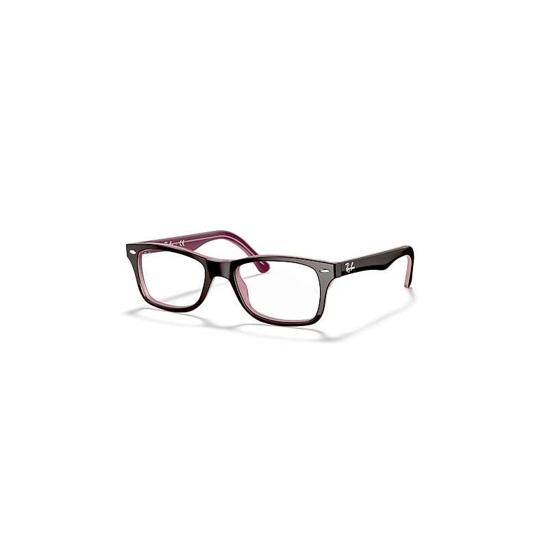 Ray-Ban RX 5228 Rectangular Glasses 50mm Brown Acetate - Image 6