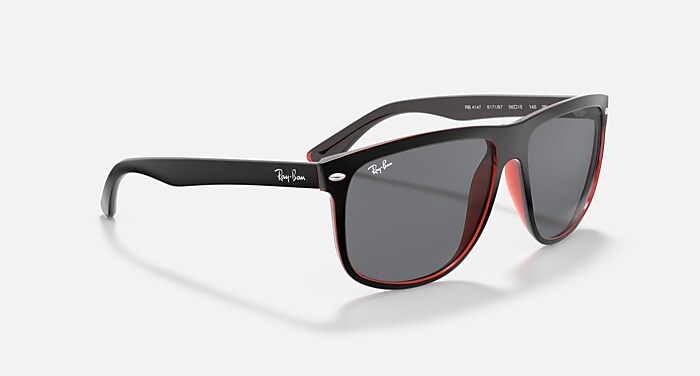 BOYFRIEND Sunglasses in Black and Grey (60-15) - RB4147 | Ray-Ban® US