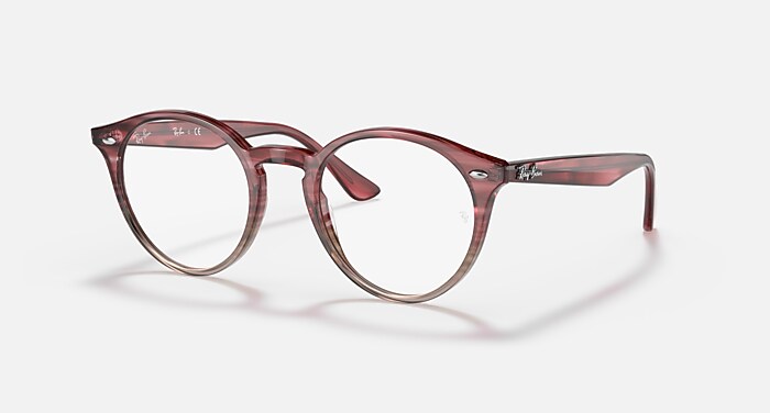 RB2180V OPTICS Eyeglasses with Bordeaux Havana Frame - RB2180VF