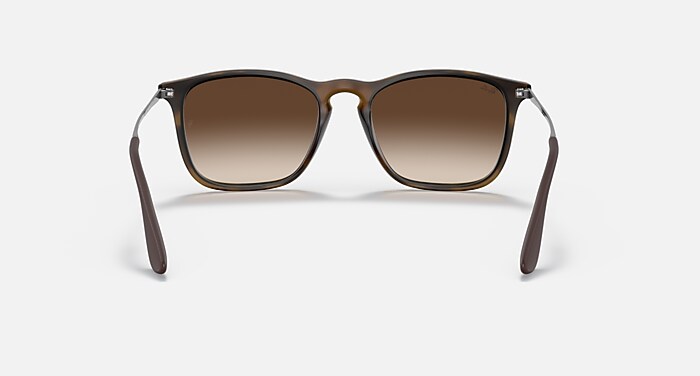CHRIS Sunglasses in Havana and Brown Gradient (54-18) - RB4187
