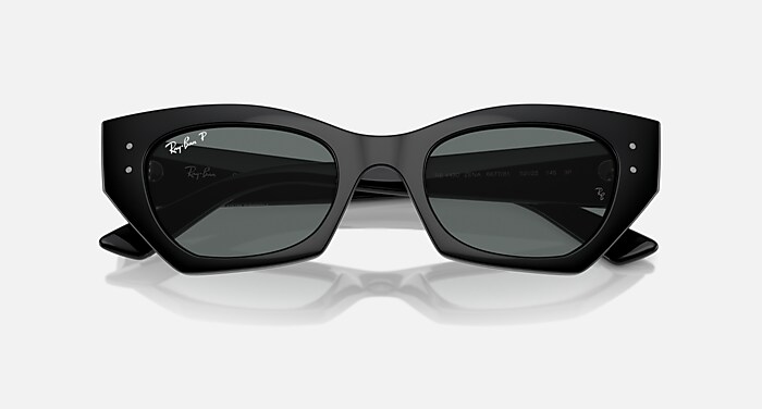 ZENA BIO-BASED Polarized Sunglasses in Black and Dark Grey 