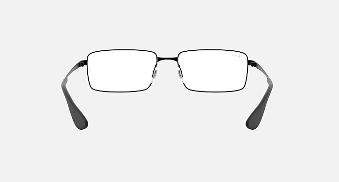 RB6337M Polarized Eyeglasses with Black and Clear (55-16