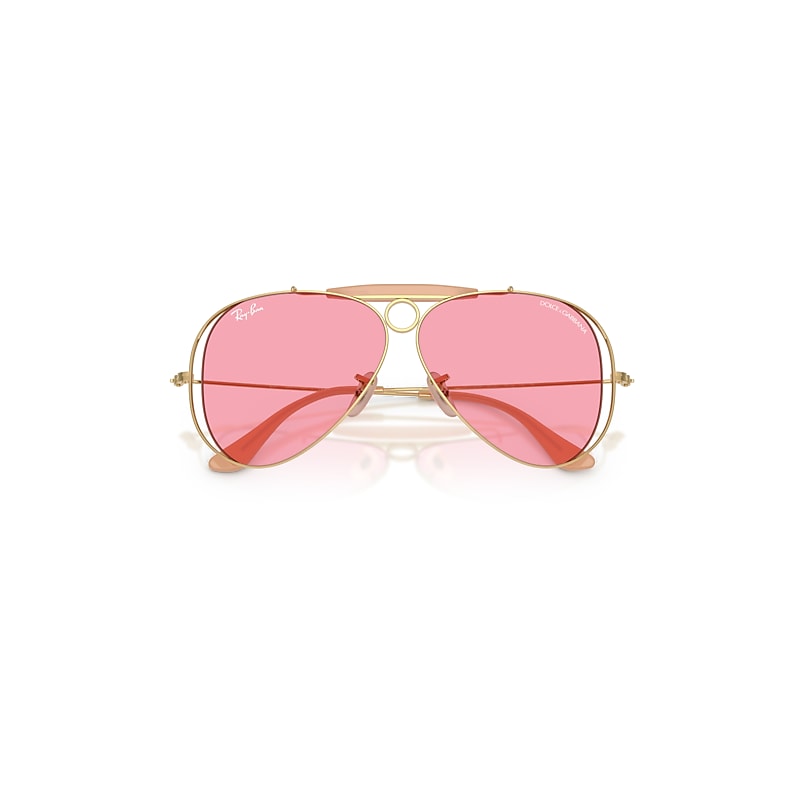 THE SHOOTER BY DOLCE&GABBANA Sunglasses in Arista Gold and Pink