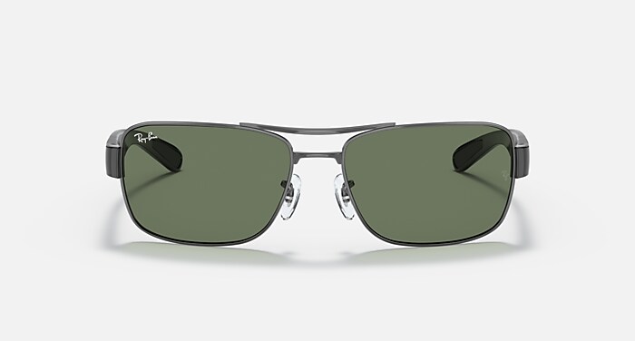 RB3522 Sunglasses in Gunmetal and Green - RB3522 | Ray-Ban® ROW