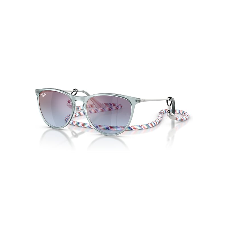 Ray-Ban Sunglasses Kids Erika Kids Summer Capsule - Silver Frame Pink Lenses 50-15, RB9060S
