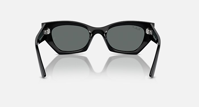 ZENA BIO-BASED Polarized Sunglasses in Black and Dark Grey 