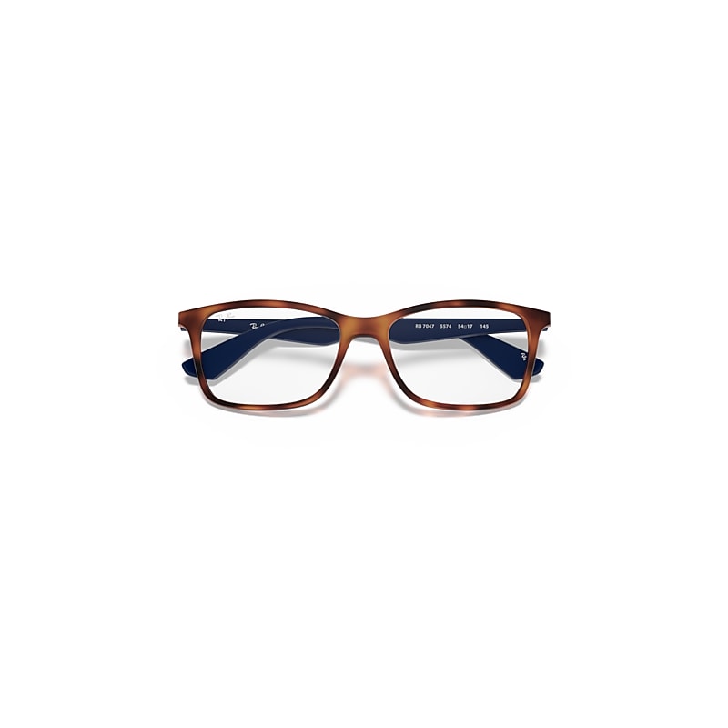 Ray-Ban Eyeglasses Blue Frame Lenses Polarized 56-17