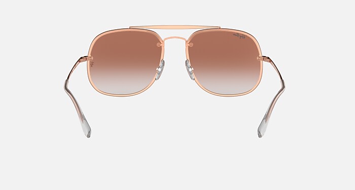 BLAZE GENERAL Sunglasses in Bronze-Copper and Red Gradient Mirror