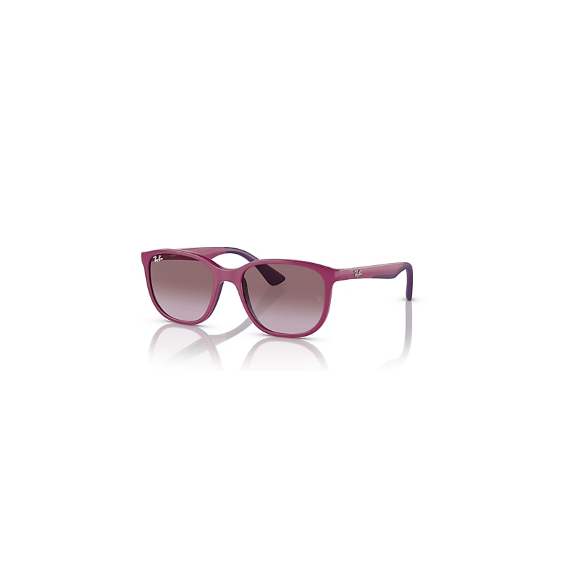 Ray-Ban Rb9078s Kids Bio-based Sunglasses Fuchsia On Violet Frame Violet Lenses 48-16