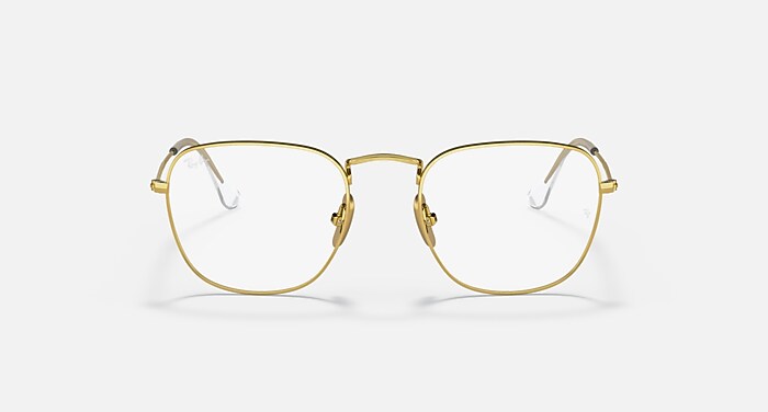 FRANK TITANIUM OPTICS Eyeglasses with Legend Gold and Clear (51-20