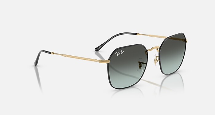 JIM Sunglasses in Black On Arista and Blue Vintage Gradient Black