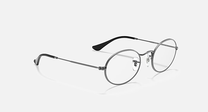 OVAL OPTICS メガネ ガンメタル と クリア (51-21) - RB3547V