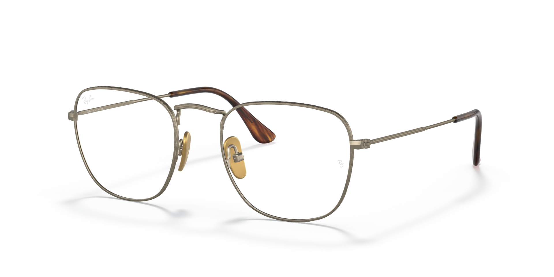 Ray-Ban Frank Titanium Optics - Monture Or Verres Incolore 51-20 178 €