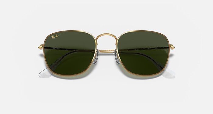 FRANK Sunglasses in Gold and G-15 Green (48-20) - RB3857 | Ray-Ban® US