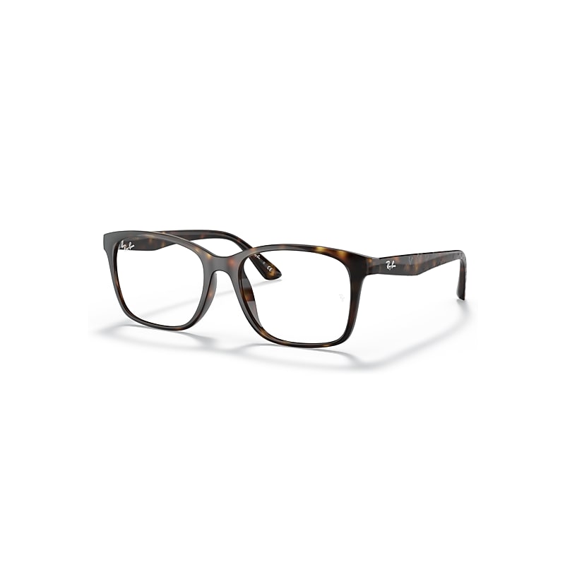 Ray-Ban Eyeglasses Unisex Rb7059d - Tortoise Frame Demo Lens Lenses 55-18
