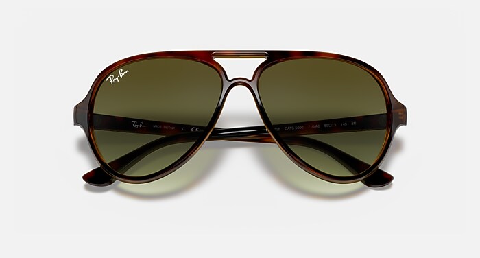 CATS 5000 CLASSIC Sunglasses in Light Havana and Green Gradient
