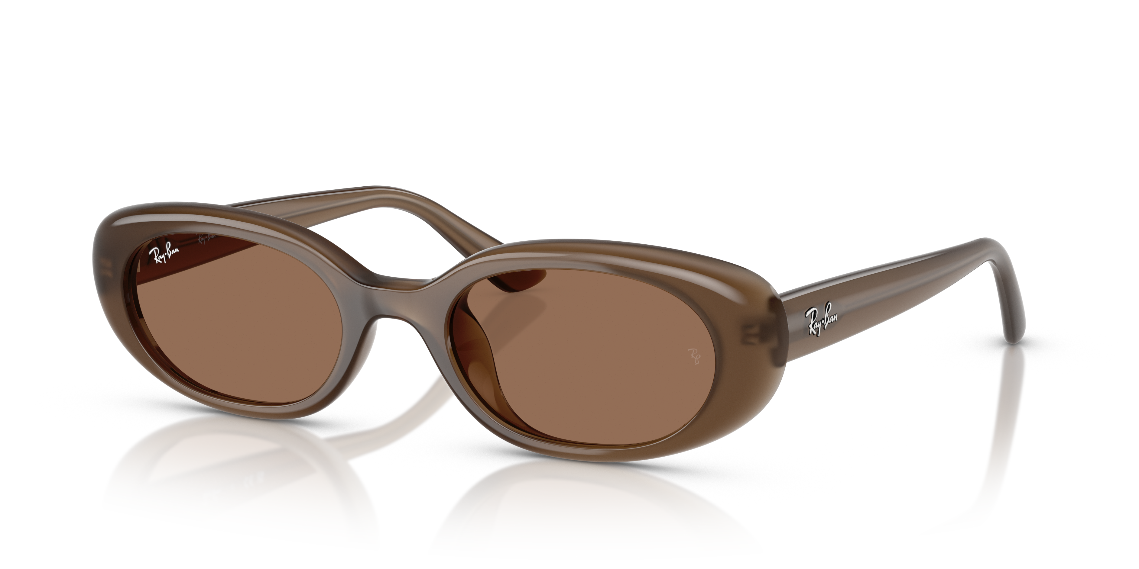 Ray-Banサングラス RB4441D BIO-BASED RB4441D BIO-BASED Sunglasses in Opal Brown and Dark Brown