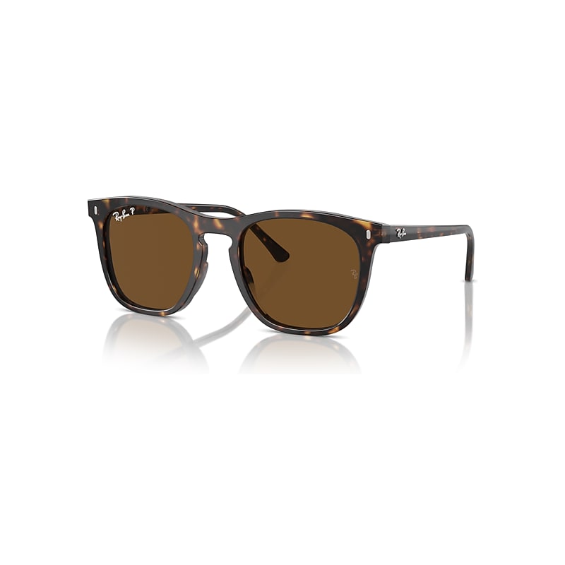 Ray-Ban Sunglasses   - Havana Frame Brown Lenses Polarized 53-21, RB2210