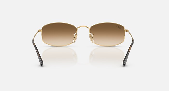 RB3832 Sunglasses in Arista Gold and Clear Gradient Brown (55-21
