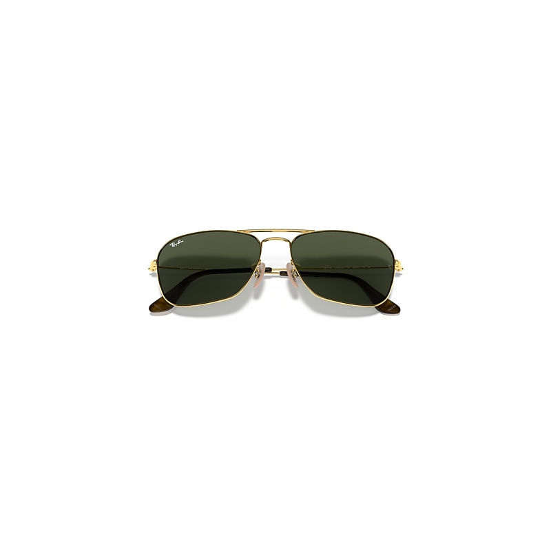 CARAVAN Sunglasses in Arista Gold and G-15 Green - RB3136 | Ray