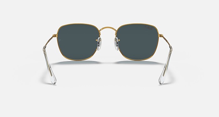 FRANK Polarized Sunglasses in Gold and Blue Polarized (48-20