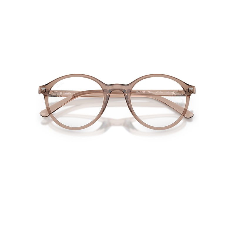 Ray-Ban Rb1730 Optics Kids Optical Transparent Light Brown Frame Clear Lenses Polarized 47-20