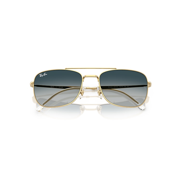 Ray-Ban Rb3755 Sunglasses Arista Gold Frame Grey Lenses 59-19