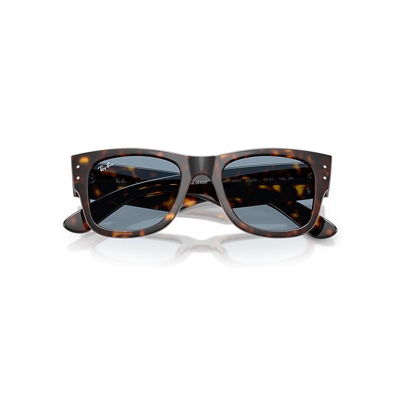 Ray-Ban RB0840SF Mega Wayfarer Asian Fit 902/56 Men's Sunglasses Tortoiseshell Size 52