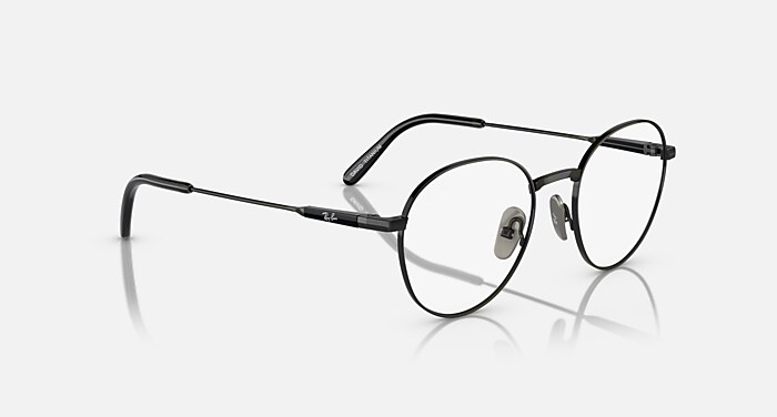 DAVID TITANIUM OPTICS Eyeglasses with Black and Clear (51-20