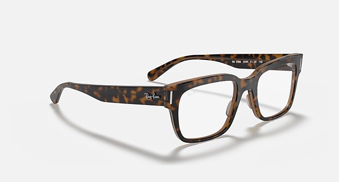 JEFFREY OPTICS Polarized Eyeglasses with Havana On Transparent