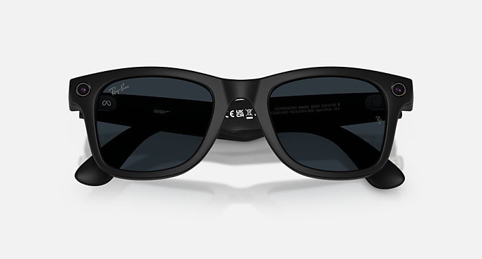 RAY-BAN META WAYFARER - GEN 2 Sunglasses in Black and Clear/Grey 