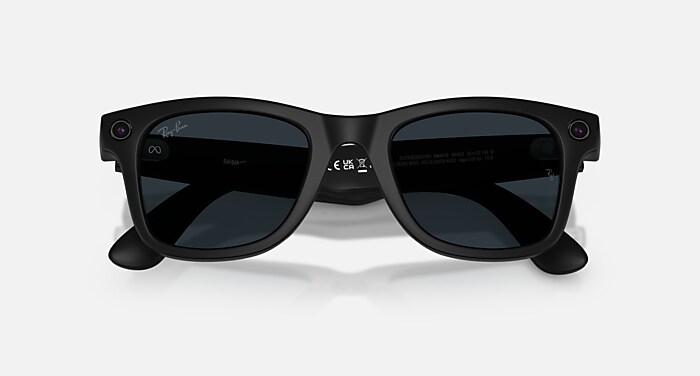 RAY-BAN META WAYFARER - GEN 2 Sunglasses in Black and Clear/Grey