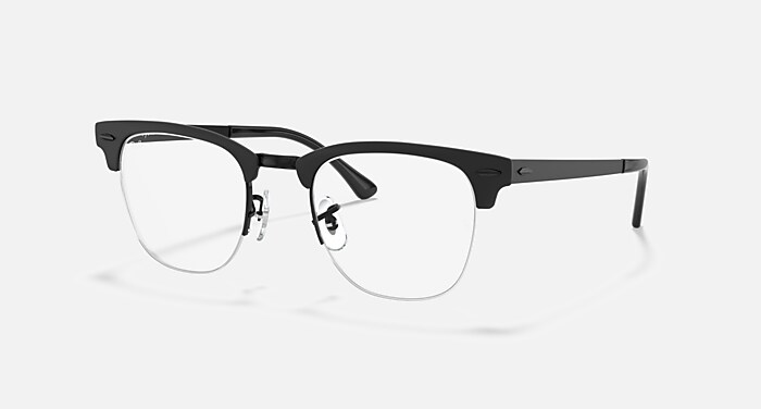 CLUBMASTER METAL OPTICS メガネ ブラック と クリア (50-22