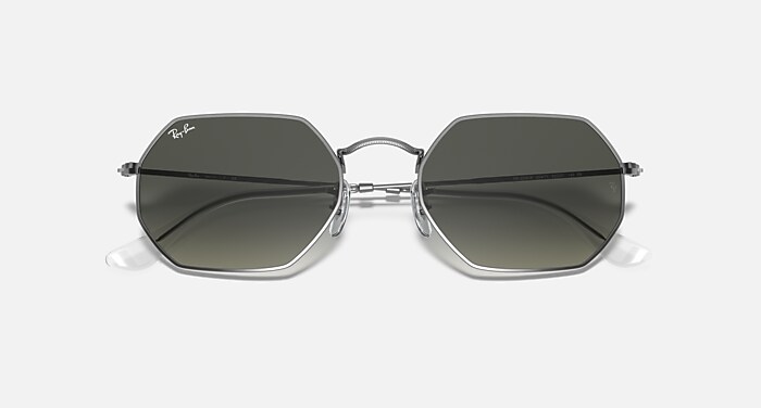 OCTAGONAL CLASSIC Sunglasses in Gunmetal and Grey Gradient (53-21