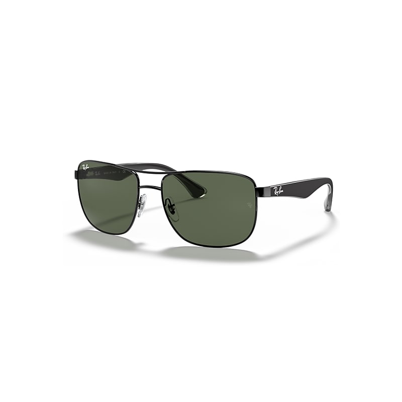Ray-Ban Sunglasses Men's  - Black Frame Green Lenses 57-17, RB3533