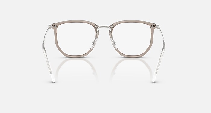 RB4451V OPTICS メガネ トランスペアレント グレー と クリア (53-20