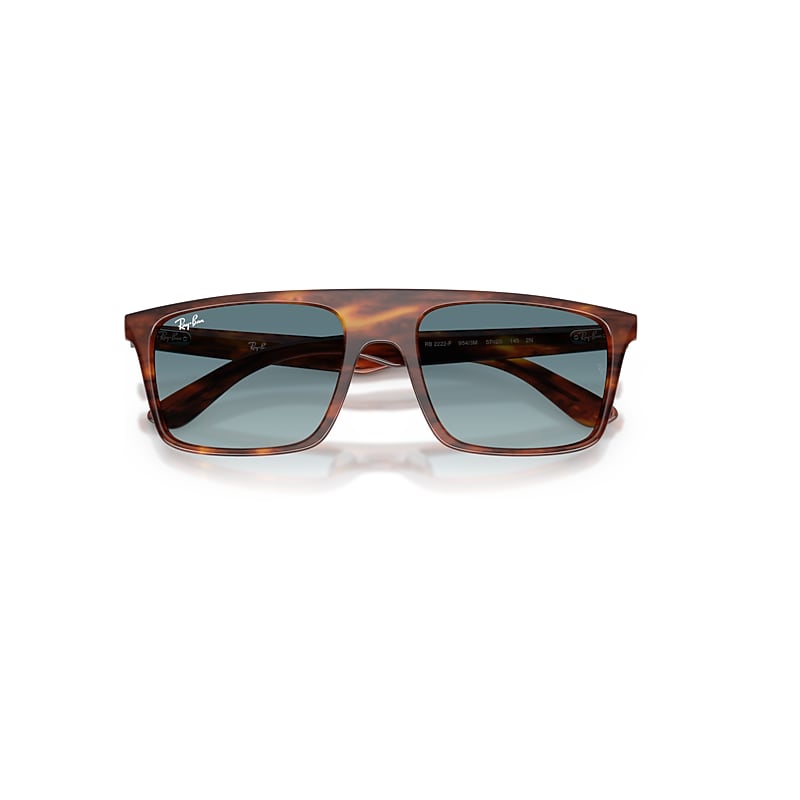 Ray-Ban RB2222F Asian Fit 954/3M Men's Sunglasses Tortoiseshell Size 57