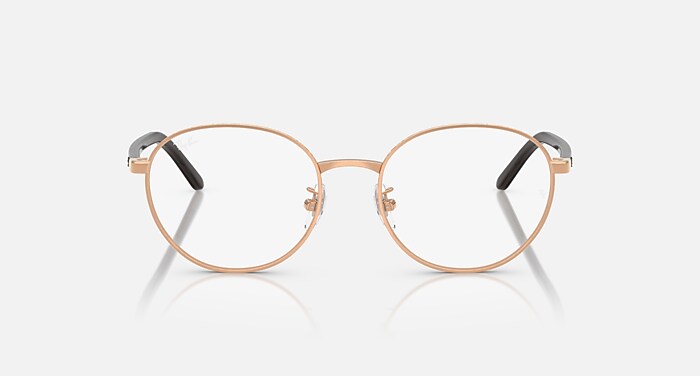 RB6538D OPTICS メガネ ローズゴールド と クリア (53-18) - RB6538D