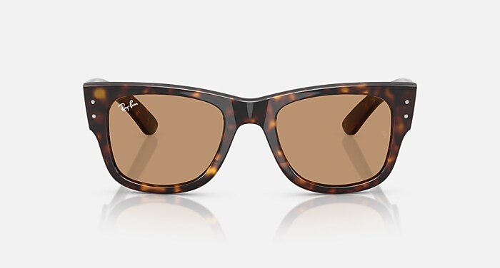 MEGA WAYFARER SUMMER CAPSULE Sunglasses in Havana and Brown (51-21
