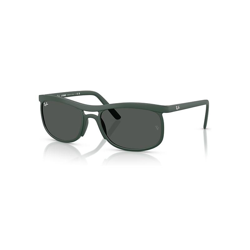 Ray-Ban Unisex Sunglass RB4452 Liteforce - Frame color: Sand Green, Lens color: Dark Grey - Image 3