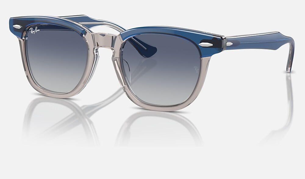 RB9098S KIDS Sunglasses in Top Dark Blue & Brown & Light Grey and