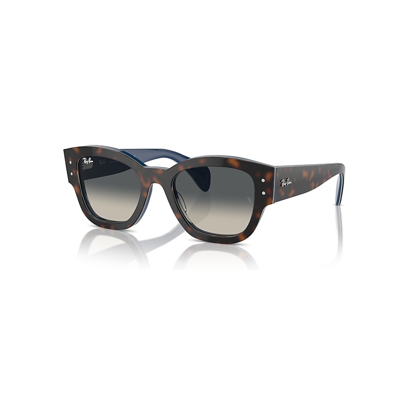 Ray-Ban Jorge RB7681S, Havana Grey On Blue Sunglasses Grey lenses, Mojo Glasses - Image 4