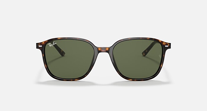 LEONARD Sunglasses in Tortoise and G-15 Green (53-18) - RB2193