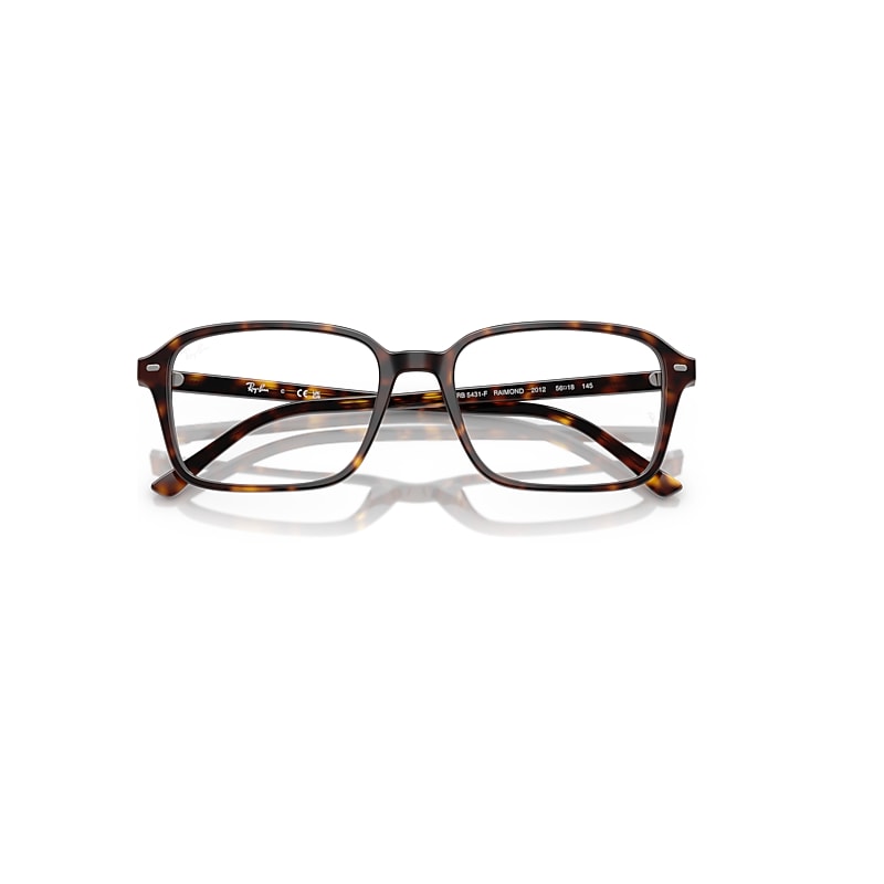 Ray-Ban Raimond Optics Eyeglasses Havana Frame Clear Lenses Polarized 54-18