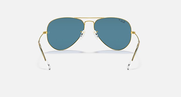 AVIATOR CLASSIC POLARIZED+ LENSES Polarized Sunglasses in Gold and