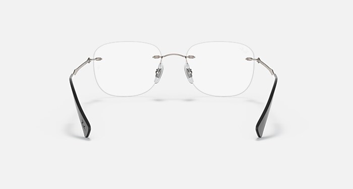 RB8748 OPTICS Polarized Eyeglasses with Gunmetal and Clear (50-18