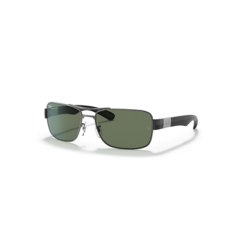 Ray-Ban Mann Sunglass RB3522 - Rahmenfarbe: Gunmetal, Linsenfarbe: Grün