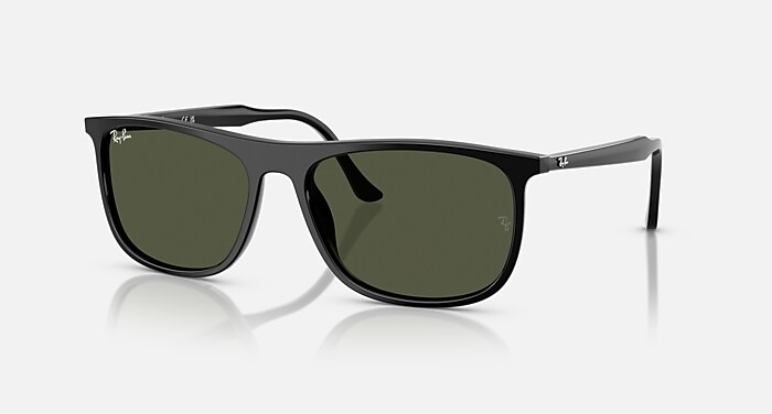 RB2216 Sunglasses in Black and Green (61-18) - RB2216 | Ray  display picture 1