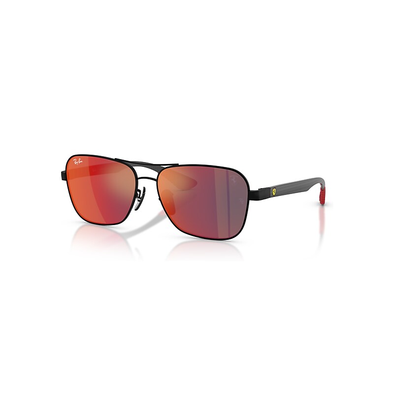 Ray-Ban Sunglasses   Scuderia Ferrari Collection - Dark Carbon Frame Grey Lenses 58-15, RB8336M
