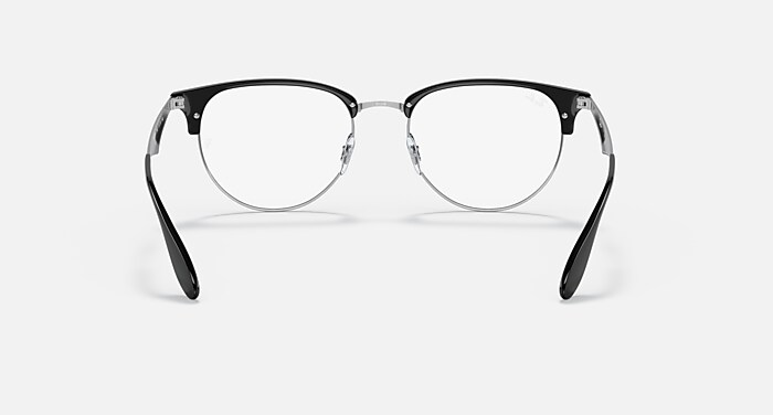 RB6396 OPTICS ポラライズド（偏光） メガネ シルバー と クリア (53